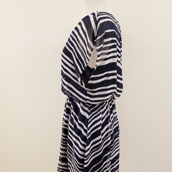 💖3 for $10  - LUSH Navy & White Stripe Dress - XL - Picture 7 of 14